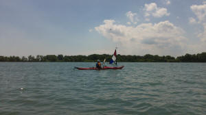 Allen Kraus Kayak Sailing Detroit River
