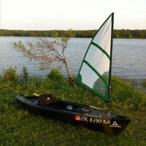 kayak sail of glen wilson