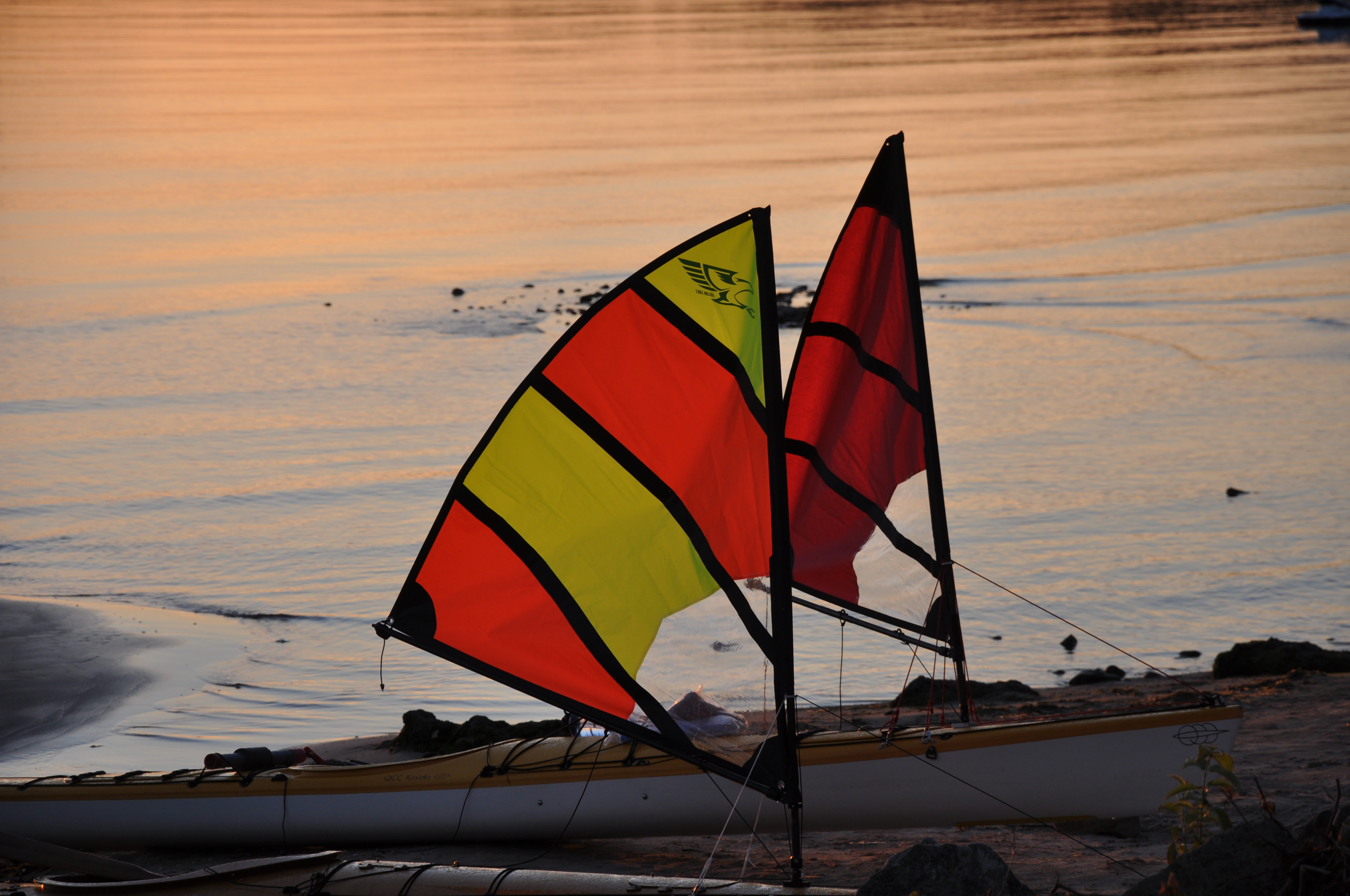 Custom Kayak Sail Kit Mast not included