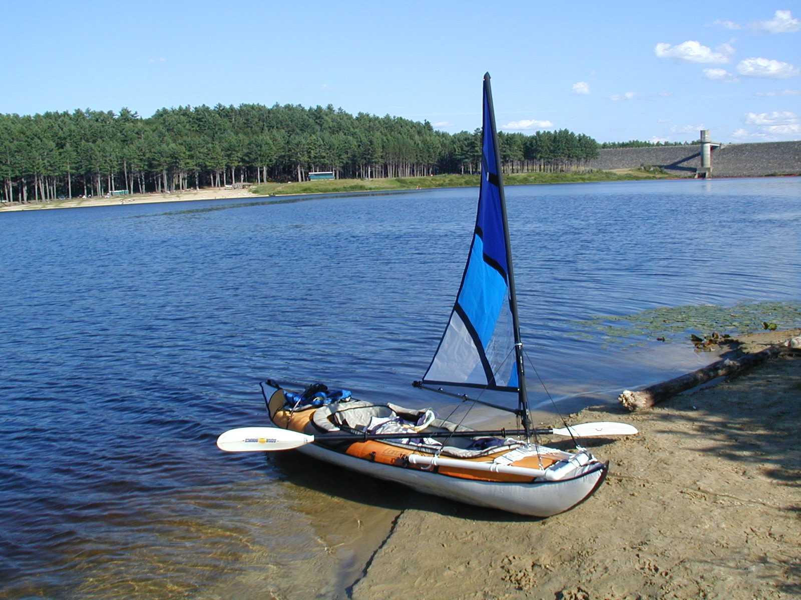 Kayak Sail Foldable Boat Wind Sail Board Sailing Canoe for Canoes UV Protection 